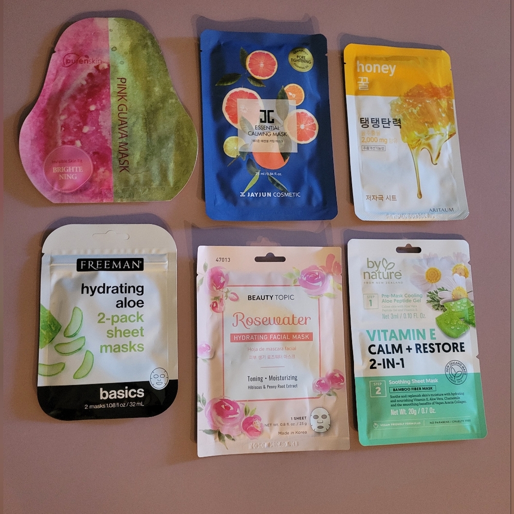 Hydrating Aloe Sheet Masks (6)